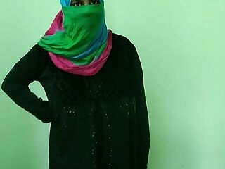 Hijab girl want doggy style by step brother 