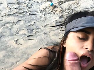 having sex girlfriend on the deserted beach
