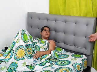 Discover my stepsister very horny with her dildo and I end up fucking her-CUM Mouth - Porn in Spanish