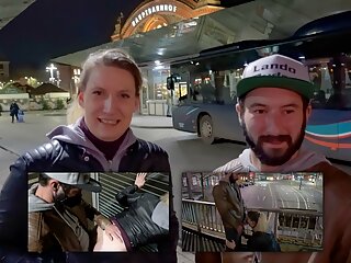 2 Germans FUCKING at a Train Station!! 