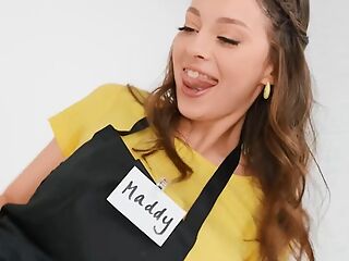 Maddy May Lily Lou Work At A Bakery Together Where They Sneak Around All The Time To Get Fucked - Brazzers