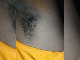 Hairy Armpits on Young Girl- Would You Sniff & Cum In It? 