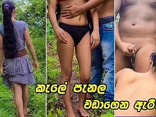 කොල්ල එක්ක කැලේ පැනල ගත්ත පට්ටම සැප Very Hot Sri Lankan Couple Outdoor Fuck In Jungle - Risky Public