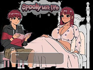 Spooky Milk Life - walkthrough gameplay part 5 - Hentai game - Bed time with Rori