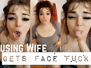 Accusing Wife Gets Face Fucked (Preview)