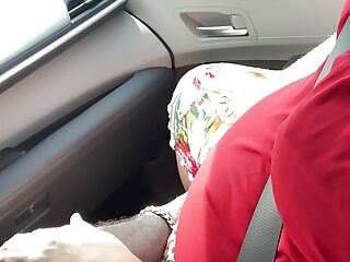 Big Ass Milf Mom With Big Tits Caught Masturbating Publicly In Car & Getting Fingered By Black Guy-Hot Horny Sexy SSBBW 