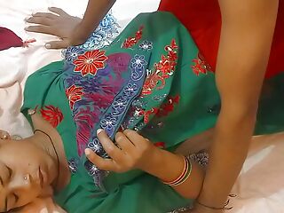 Indian sister in law with very big boobs seduces her Devar