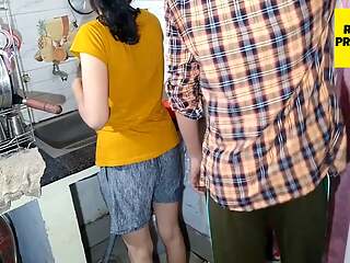 Horny Wife Fucked By Indian Husband While Cooking Food In Kitchen 