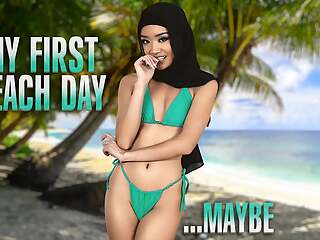Shy Muslim Babe Jade Kimiko Takes Her Roommate's Massive White Dick From Behind - Hijab Hookup