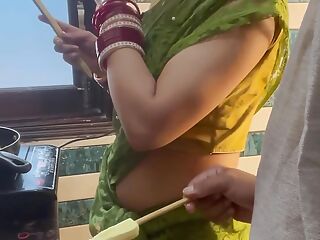 Desi Village Wife Fucked in the Kitchen with Husband