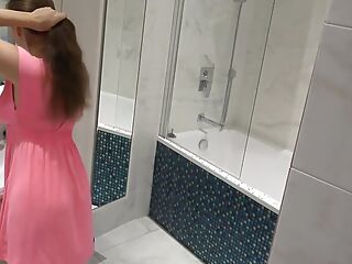 Footage of my hot exgirlfriend in the bathroom showering