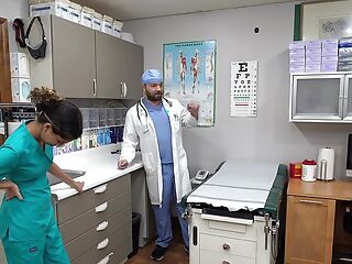 You Undergo "The Procedure" At Doctor Tampa & Nurse Aria Nicoles Gloved Hands 