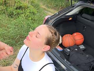 Outdoor Car Sex with Cum in Mouth - CoupleJoLa