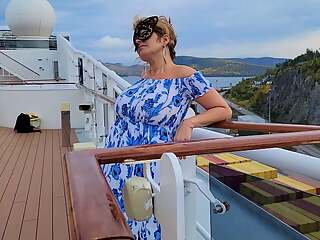 Huge Tittie Mistress Thursday. You step Mommy loves hangout in public on a crusie ship between filming new Content in her Cabin