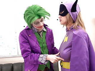 Batgirl In The Hands Of The Joker With Octavia Red