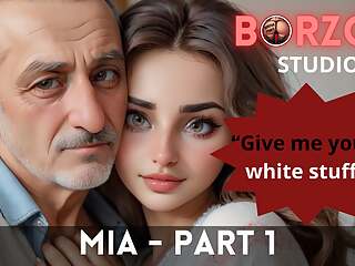 Mia - 1 - Horny Step Gran father seduced Turkish teen virgin girl