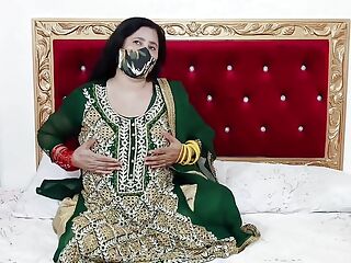 Most Beautiful Hindi Mature Bride Women Sex with Dildo in Wedding Dress
