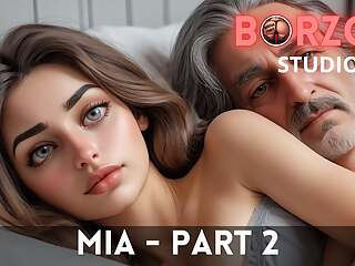 Mia - 2 - Big tits virgin turkish teen masturbates in shower next to her step Grand father.