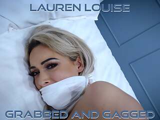 Lauren Louise - Topless Bondage Tied Up Gagged Bound and Gagged ( GagAttack.NL ) 