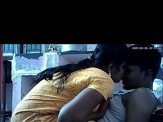 Indian house wife kissing ass and long hair