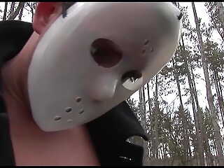 A Brunette Gets Lost and Then Gets Fucked in the Ass by a Masked Guy
