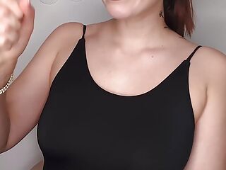 Vends-ta-culotte - Jerk off and cum eating instructions with a sexy French dominatrix