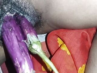 Pussy in Brinjal Anal trying sex
