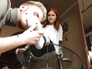 New Petite Princess Tris Foot and Socks Worship Femdom First Time