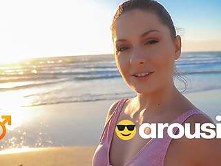 Have you Ever Been Blown on the Beach? POV Rebecca Volpetti & Jason Love at Arousins