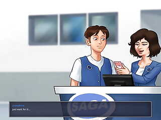 Summertime Saga V0.20 - Pt.223 - Asian Babe Gives Head at Her Workplace