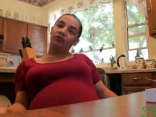 Little Pregnant Stepmother Helps Stepson with a Big Problem