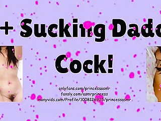 SUCKING DADDYS COCK