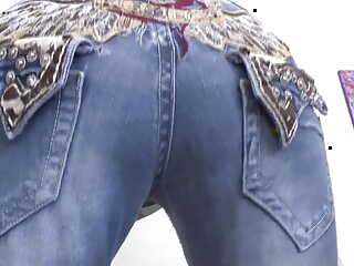 Pamper My Jeans Butt and Jerk off at the Same Time