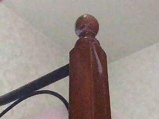 fucking bedpost in the hotel