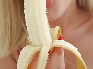 Blowjob Banana Play 4K