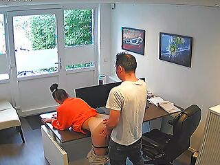 Amost caught having sex in the office