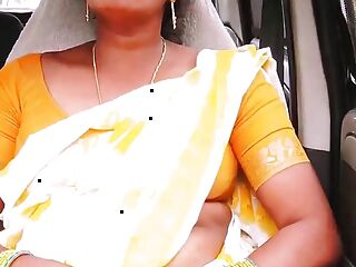 Indian Maid Car Sex with House Owner. Telugu Dirty Talks.