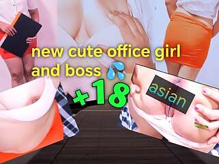 +18 srilanka new office cute girl fuck with boss