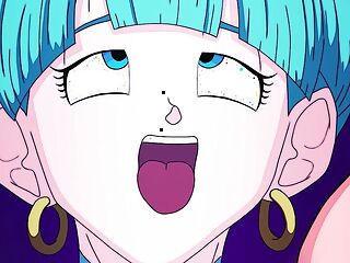 Cheating Wife Bulma's Gets A Birthday Gangbang