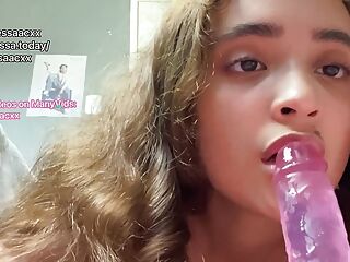 Hot Teen Girl 18yo Sucking Your Huge Cock Very Perverted - POV