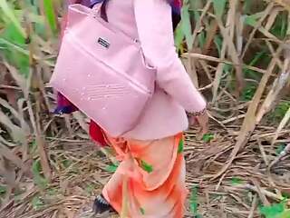 village bhabhi fucked in sugarcane (Doggy Style Pussy Fucking Video)