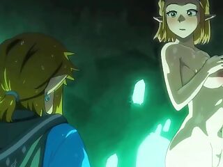 Zelda In The Pool ( Gives To Pussy Link ) Uncensored HENTAI