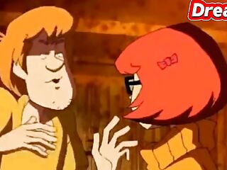 Velma & Shaggy Rough Anal Creampie - Cartoon Porn Parody