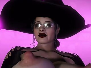 Esmeralda Is Sexy Cougar Witch