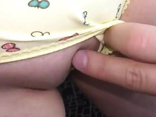 Step daddy, look under my panties.