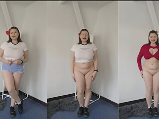 Your new roommate bottomless nudist showing you new tops
