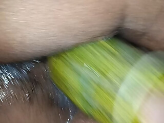 I inserted a 9 inch cucumber into my pussy today.