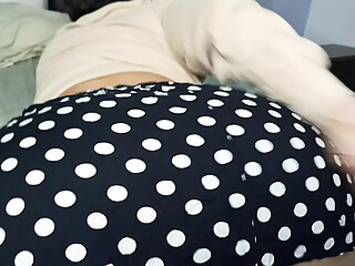 My dirty stepdad comes into my room, caresses my pussy and ends up sticking his cock in my ass.