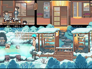 Yukiya Hot Spring the Waters of Fertility Hentai Game Ep.2 Wife Swaping Orgy to Make Them Pregnant!