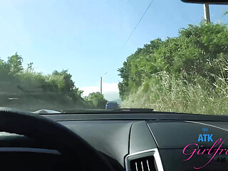 You Are Back in the Car with Brooke, and of Course She Can't Keep Her Hands off Herself.